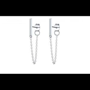 925 silver Tassel earrings